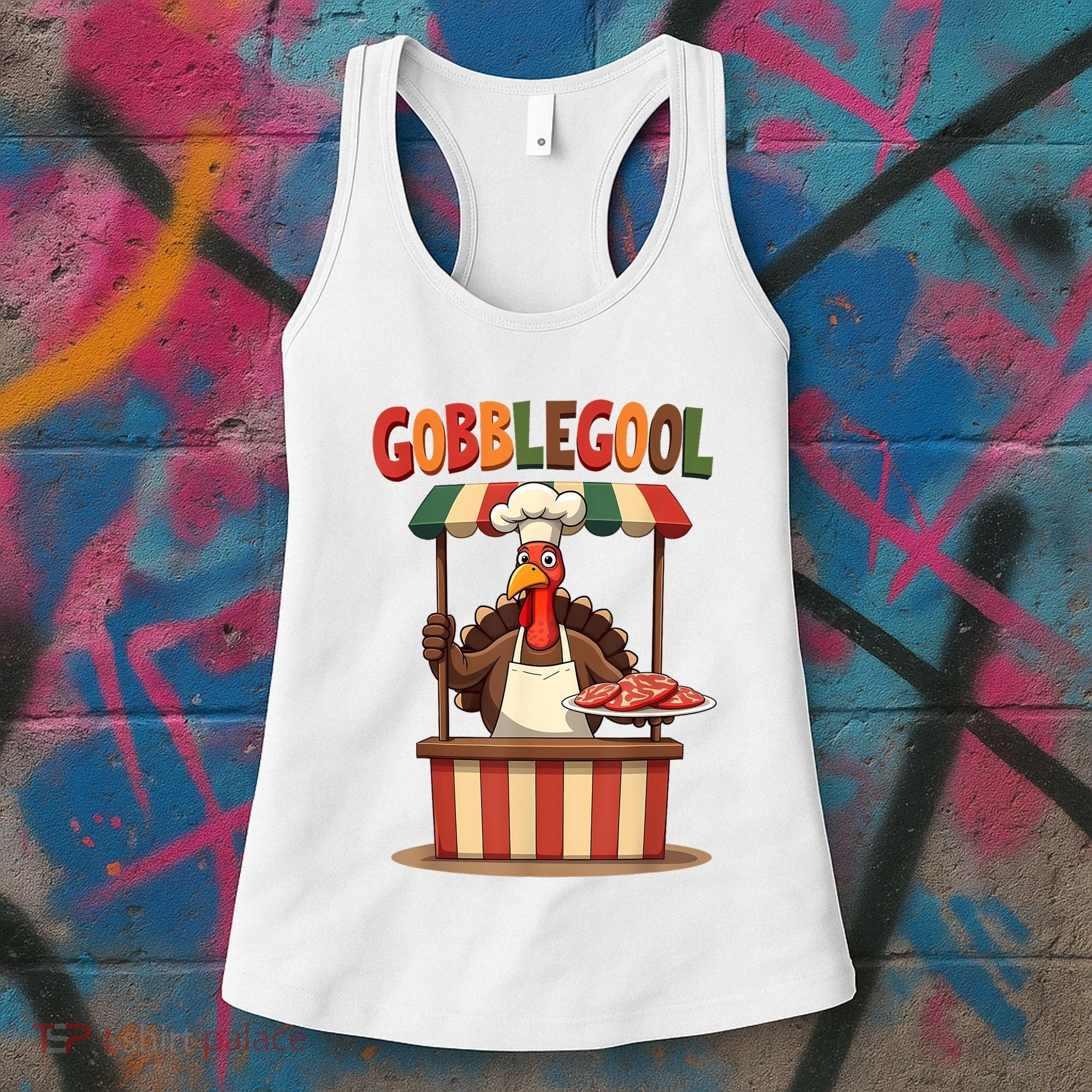 Gobblegool Turkey Thanksgiving Women's Tank Top