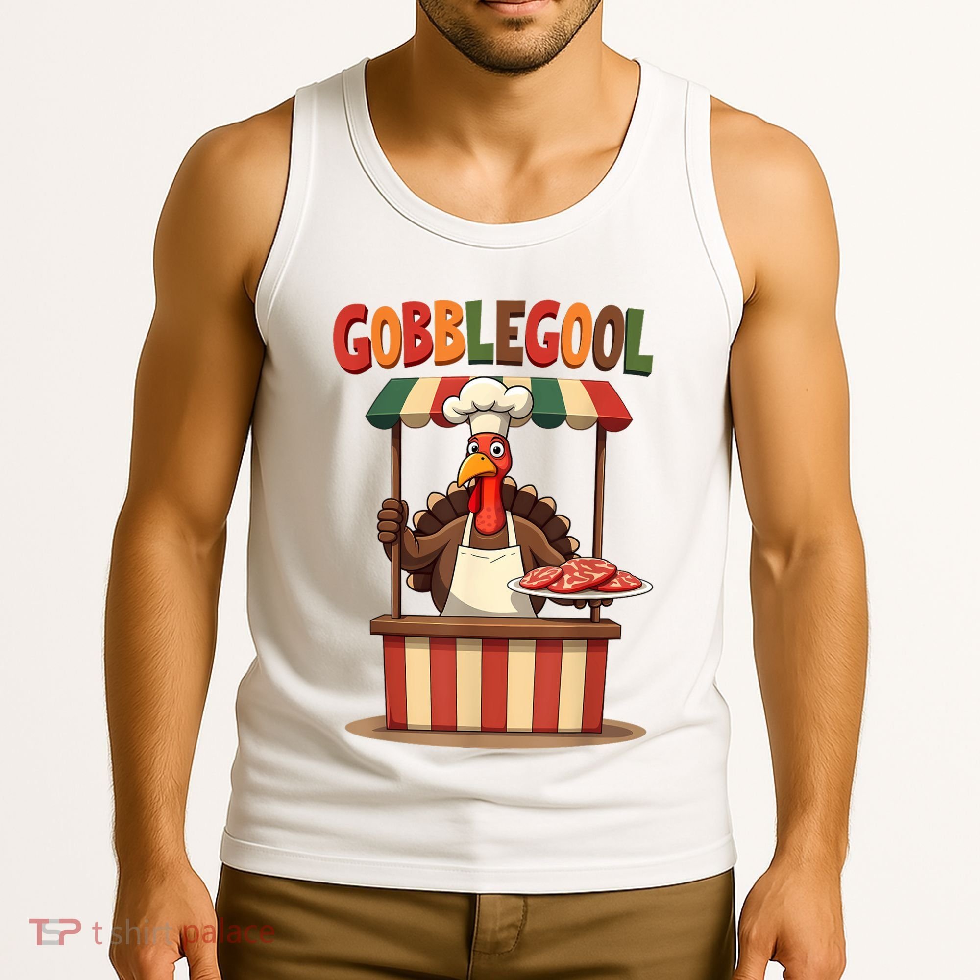 Gobblegool Turkey Thanksgiving Tank Top