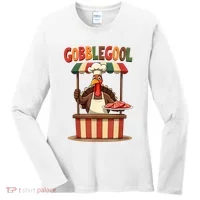 Gobblegool Turkey Thanksgiving Women's Long Sleeve Shirt thumb 0
