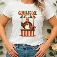 Gobblegool Turkey Thanksgiving Women's T-Shirt thumb 2