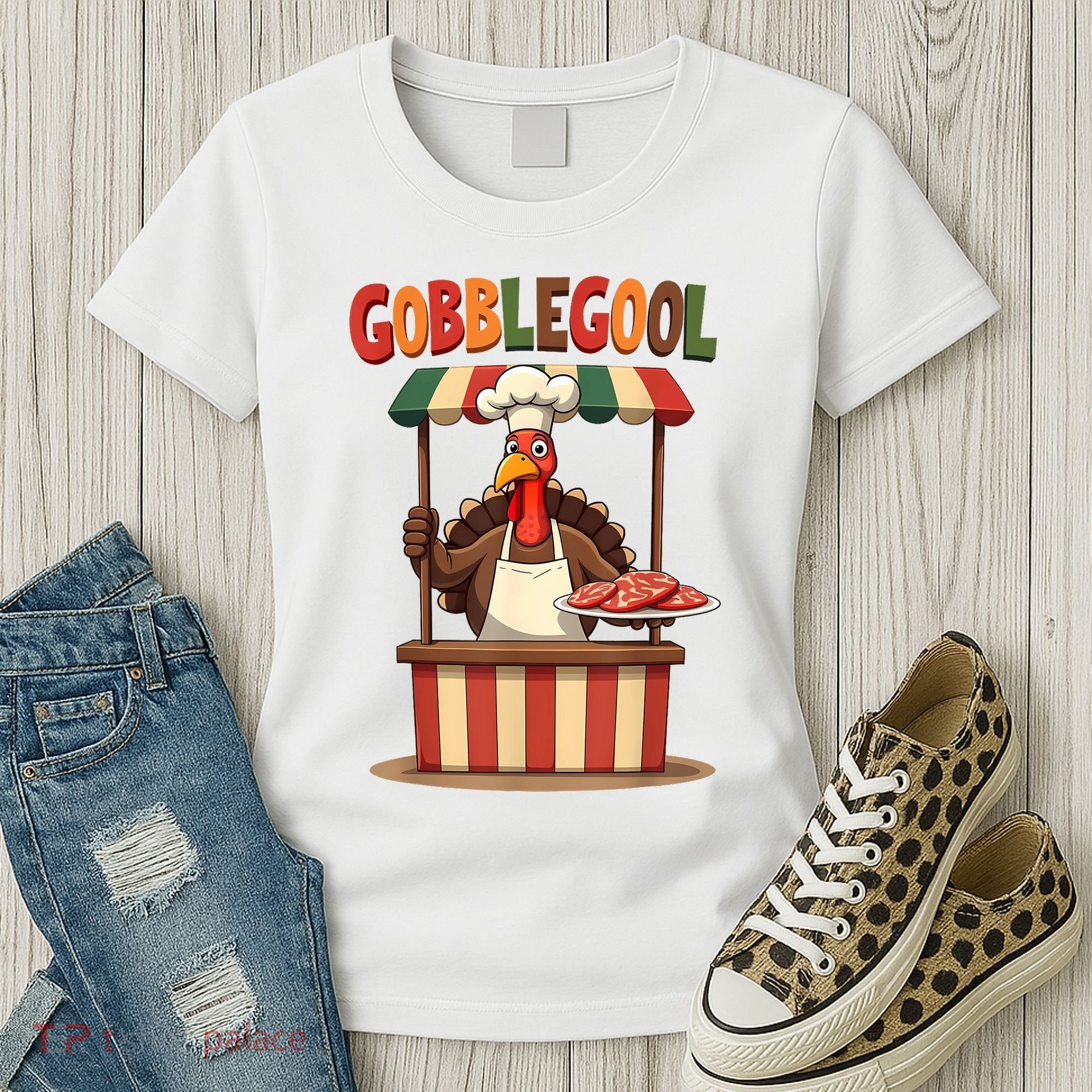 Gobblegool Turkey Thanksgiving Women's T-Shirt
