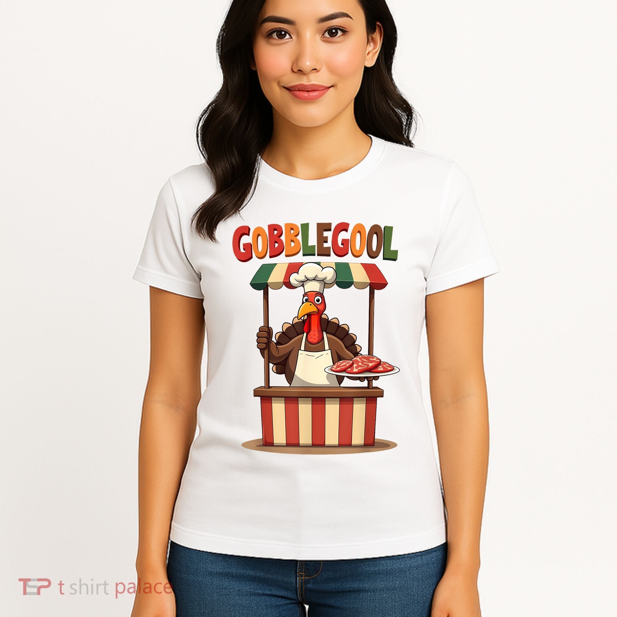 Gobblegool Turkey Thanksgiving Women's T-Shirt