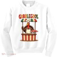 Gobblegool Turkey Thanksgiving Kids Sweatshirt thumb 0