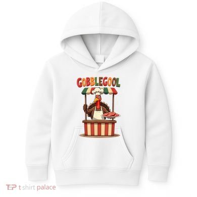 Gobblegool Turkey Thanksgiving Kids Hoodie