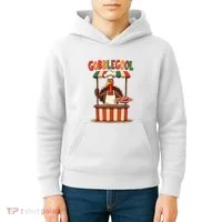 Gobblegool Turkey Thanksgiving Kids Hoodie thumb 4