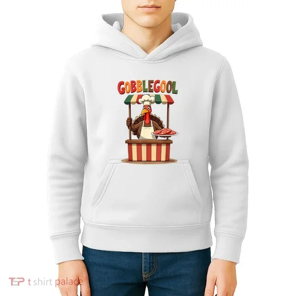 Gobblegool Turkey Thanksgiving Kids Hoodie
