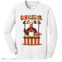 Gobblegool Turkey Thanksgiving Kids Long Sleeve Shirt thumb 0