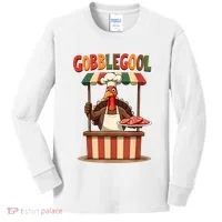 Gobblegool Turkey Thanksgiving Kids Long Sleeve Shirt thumb 0
