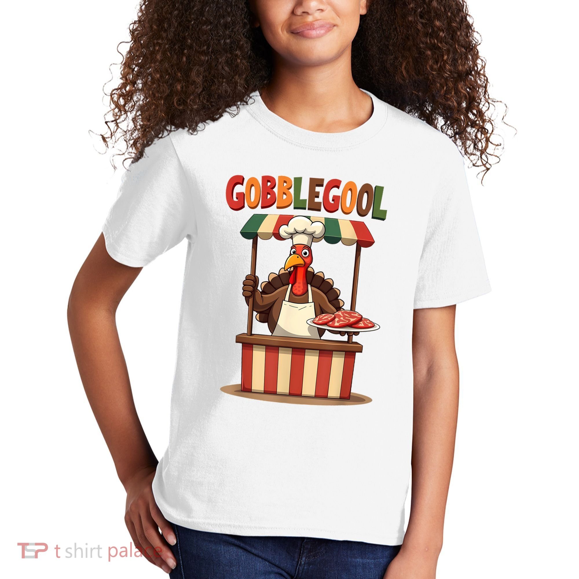 Gobblegool Turkey Thanksgiving Kids T-Shirt