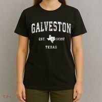 Galveston Texas Tx Vintage Athletic Sports T-Shirt thumb 4
