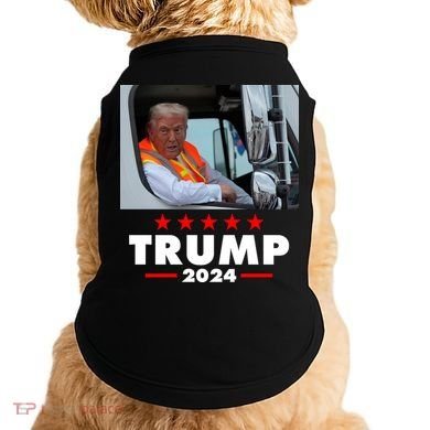 Garbage Truck Trump 2024 Doggie Tank