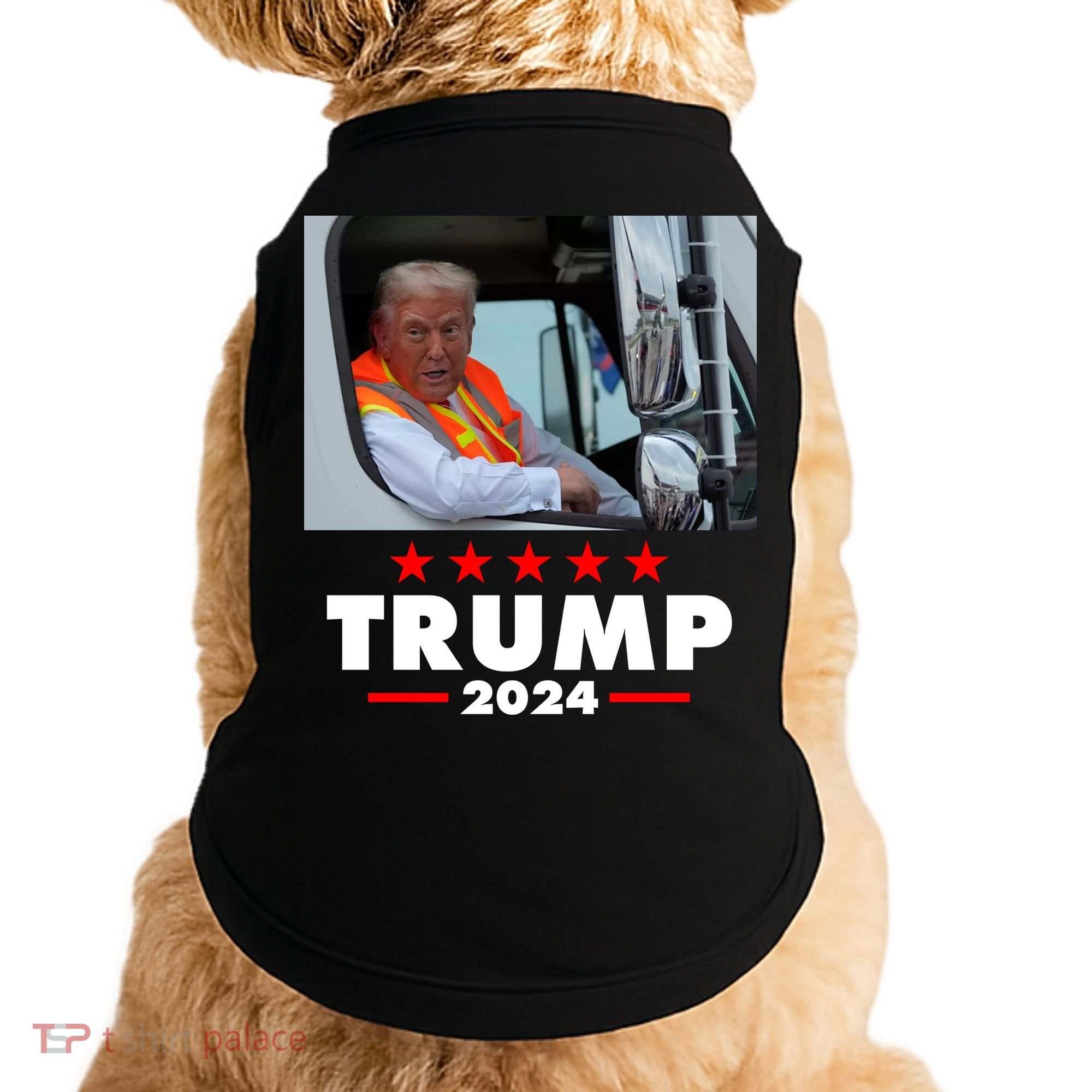 Garbage Truck Trump 2024 Doggie Tank