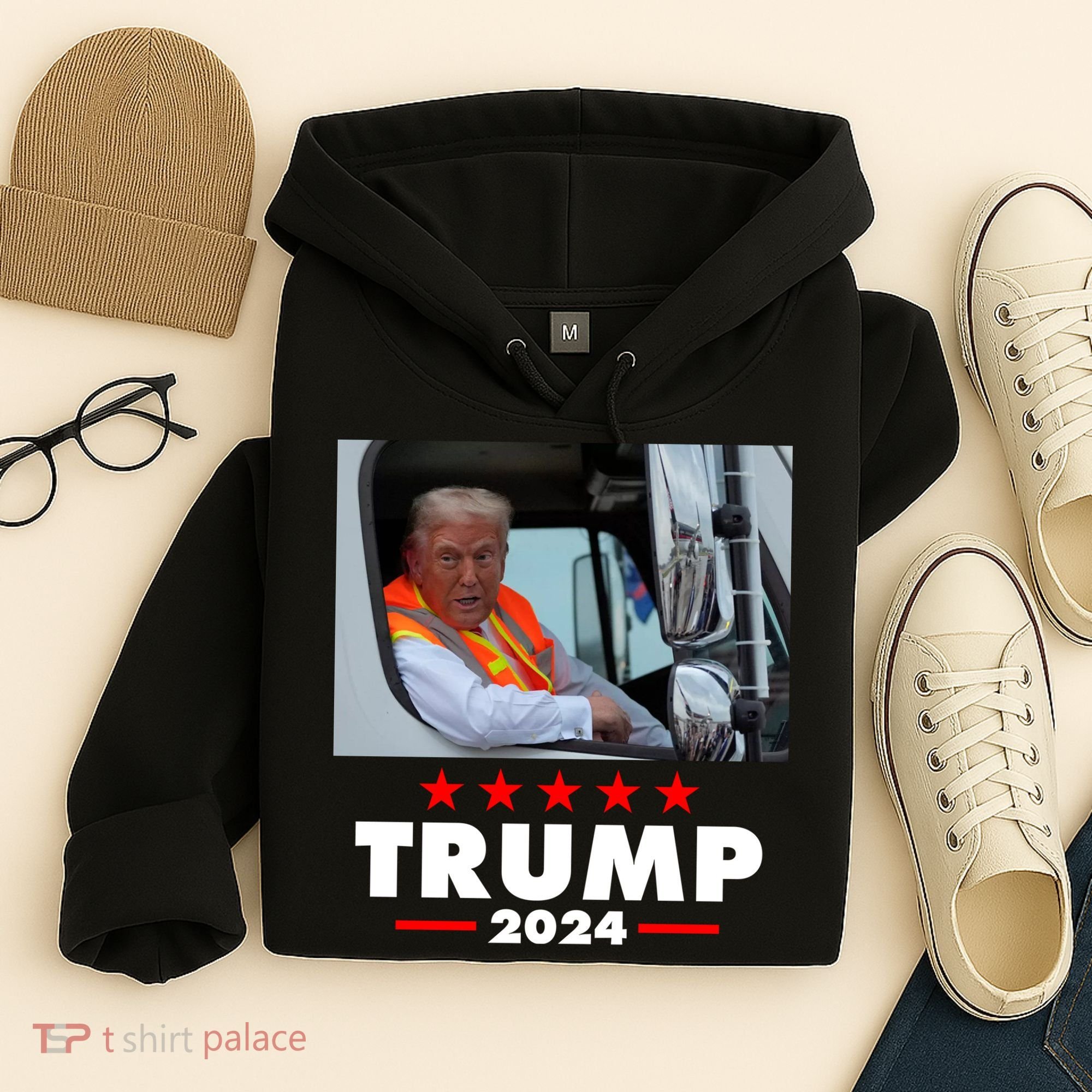 Garbage Truck Trump 2024 Hoodie