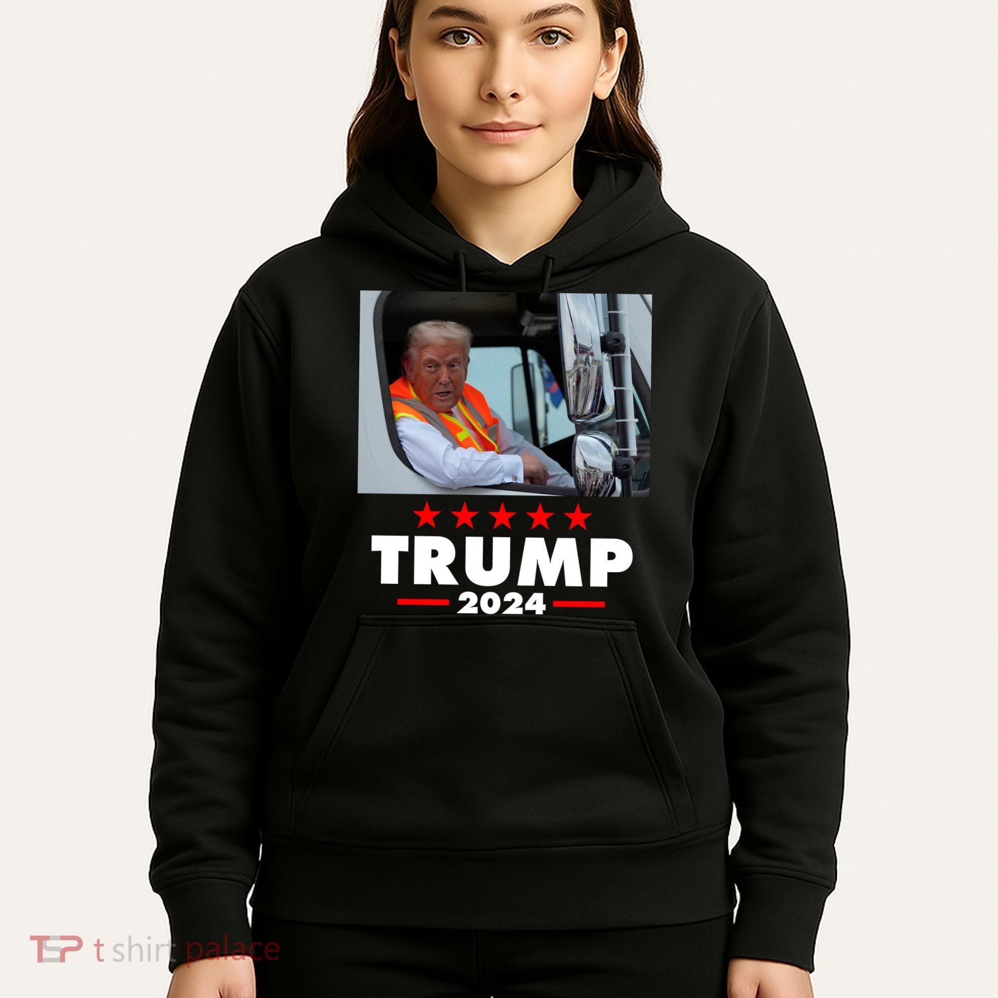 Garbage Truck Trump 2024 Hoodie