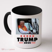 Garbage Truck Trump 2024 Coffee Mug thumb 0