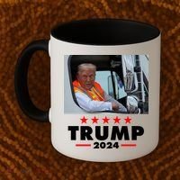 Garbage Truck Trump 2024 Coffee Mug thumb 2
