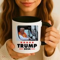 Garbage Truck Trump 2024 Coffee Mug thumb 3