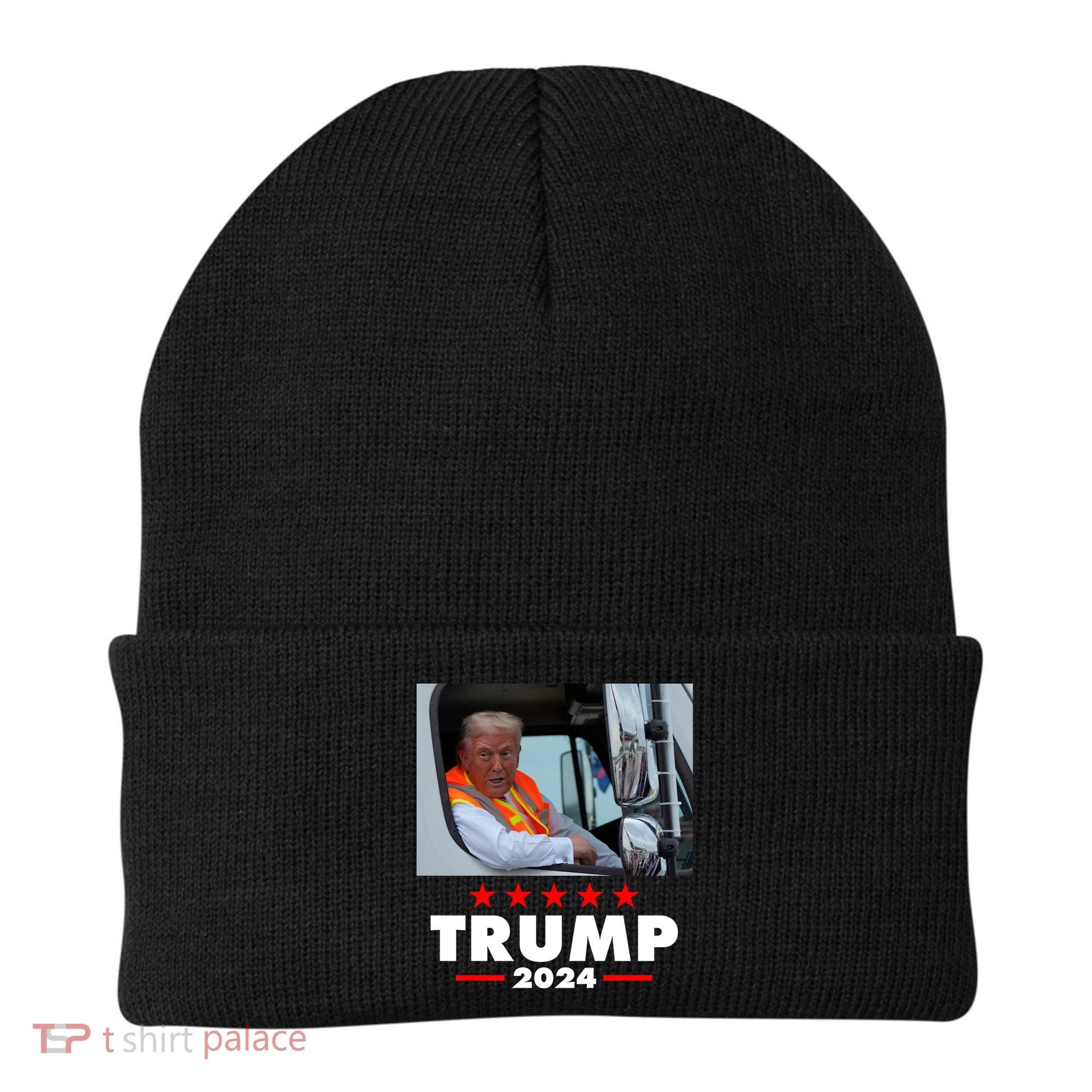 Garbage Truck Trump 2024 Beanie