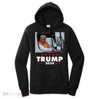 Garbage Truck Trump 2024 Women's Hoodie thumb 0
