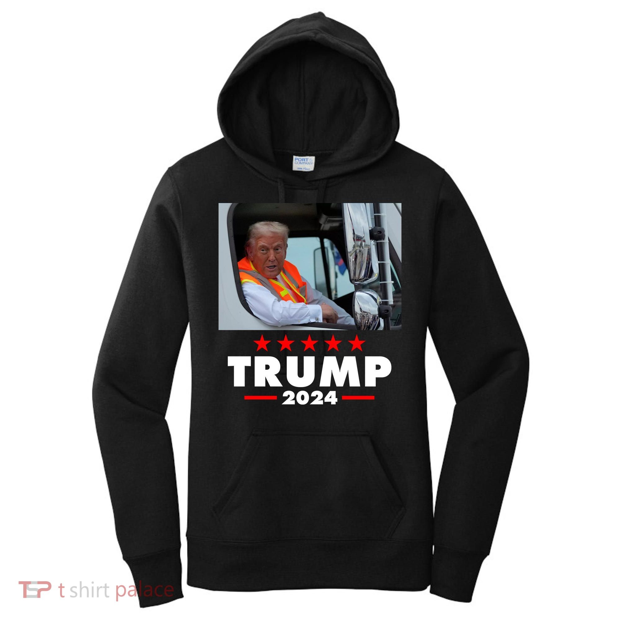Garbage Truck Trump 2024 Women's Hoodie