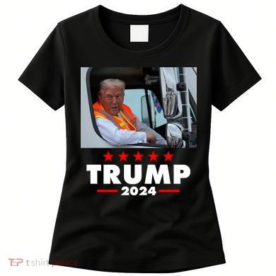 Garbage Truck Trump 2024 Women's T-Shirt