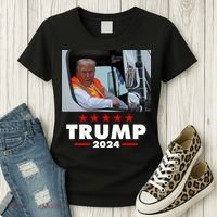 Garbage Truck Trump 2024 Women's T-Shirt thumb 3