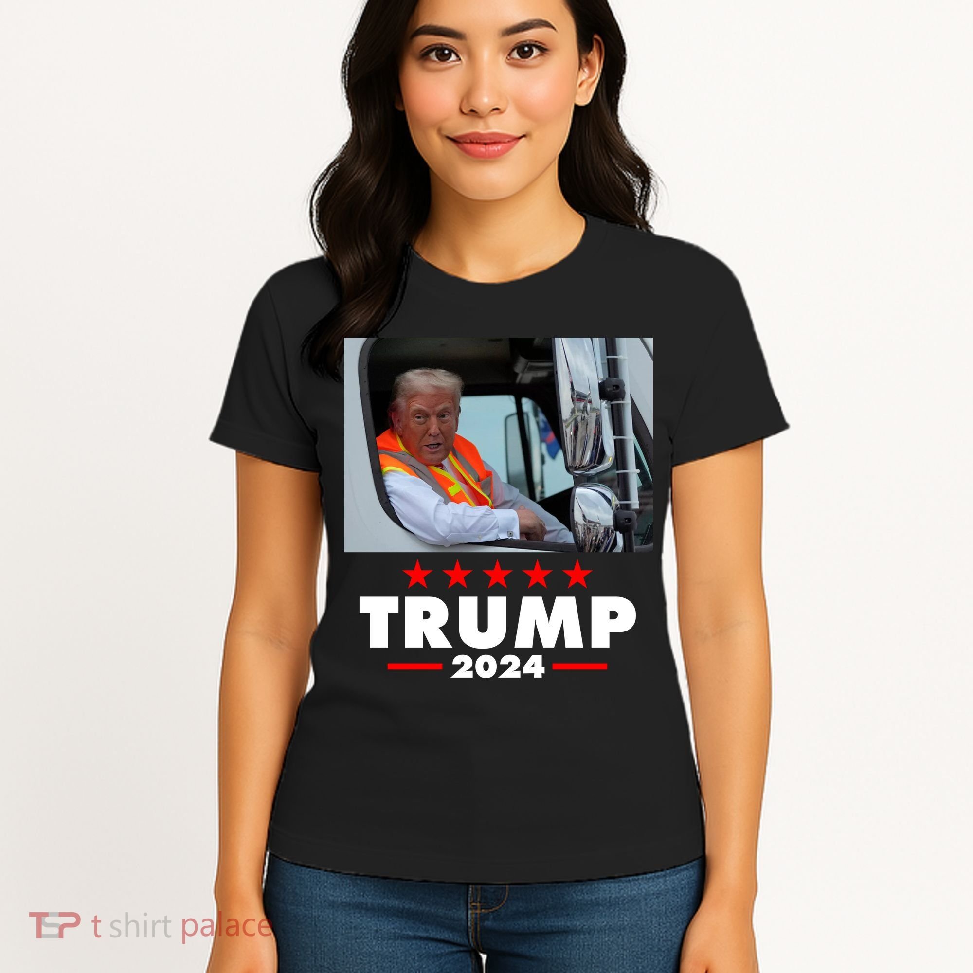 Garbage Truck Trump 2024 Women's T-Shirt