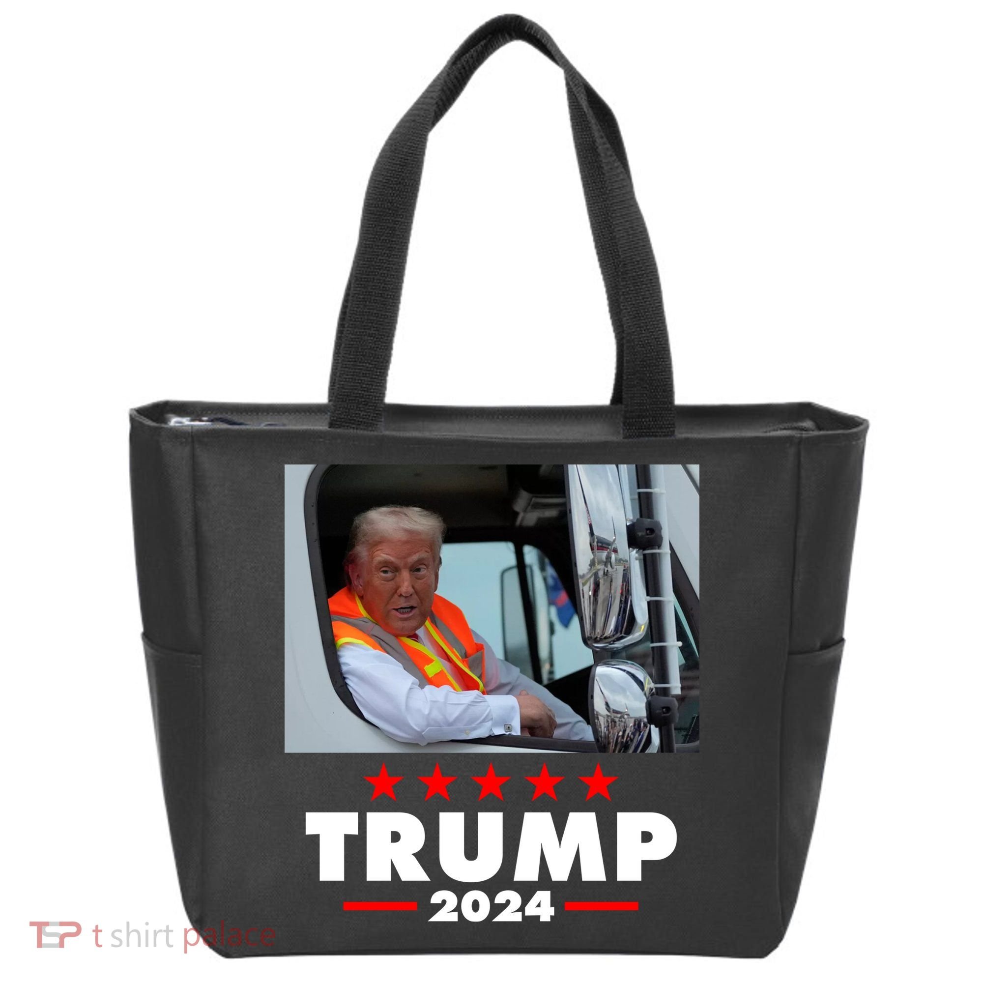 Garbage Truck Trump 2024 Tote Bag