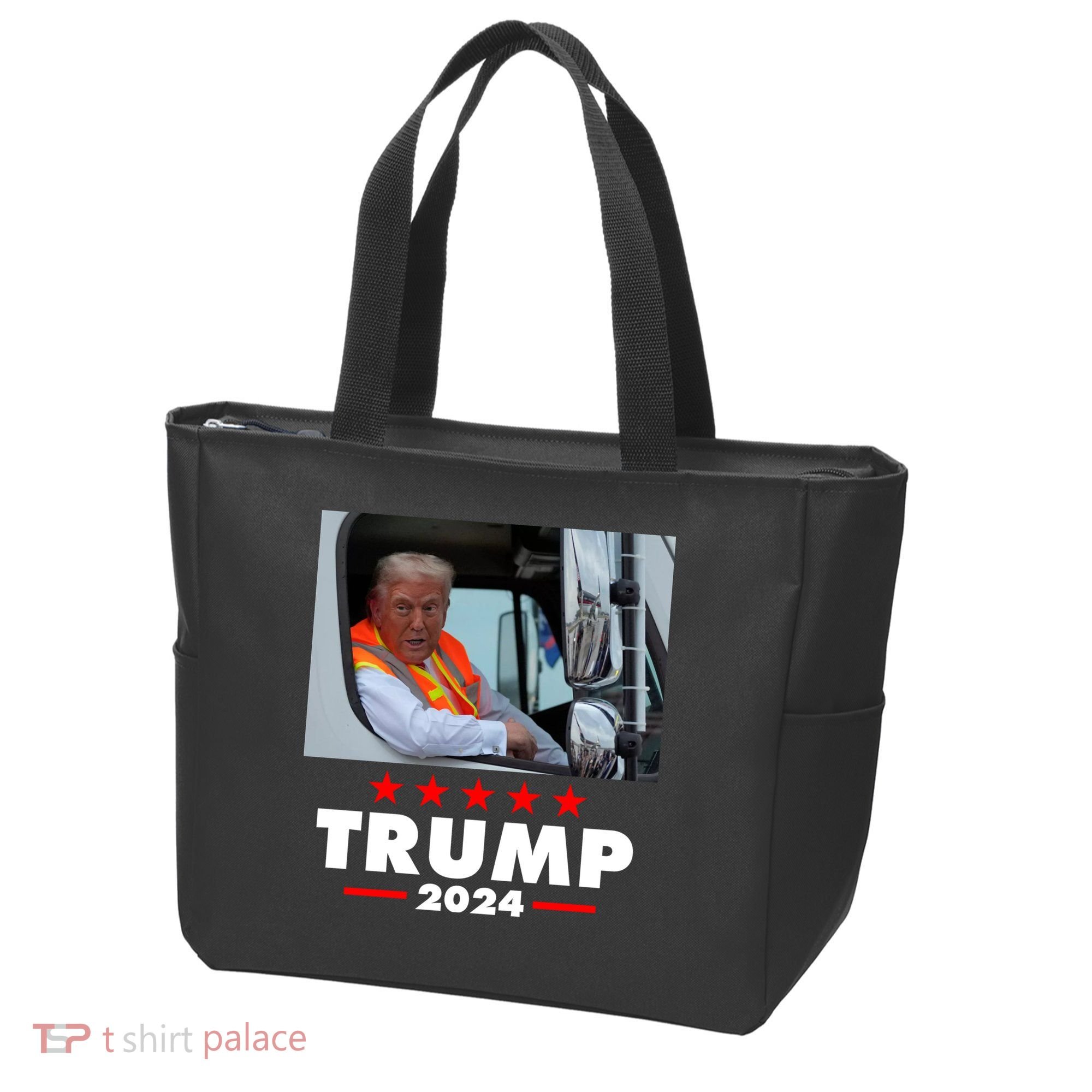Garbage Truck Trump 2024 Tote Bag