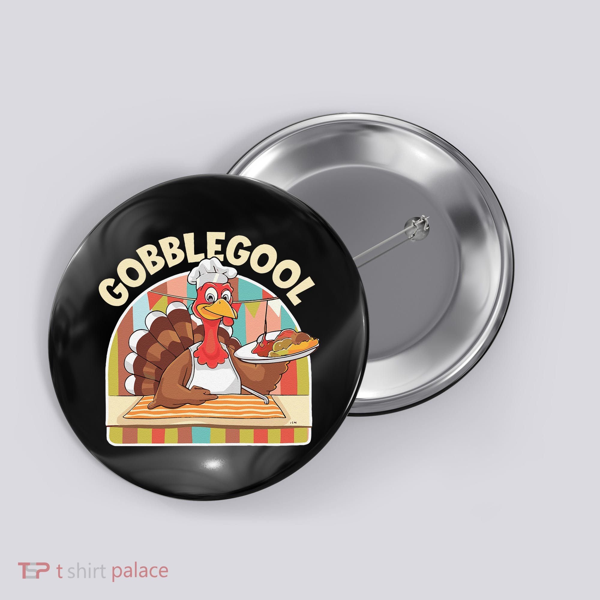 Gobblegool Turkey Thanksgiving Button