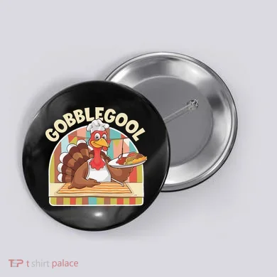 Gobblegool Turkey Thanksgiving Button