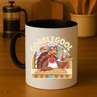 Gobblegool Turkey Thanksgiving Coffee Mug thumb 4