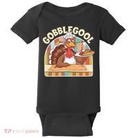 Gobblegool Turkey Thanksgiving Baby Bodysuit thumb 0