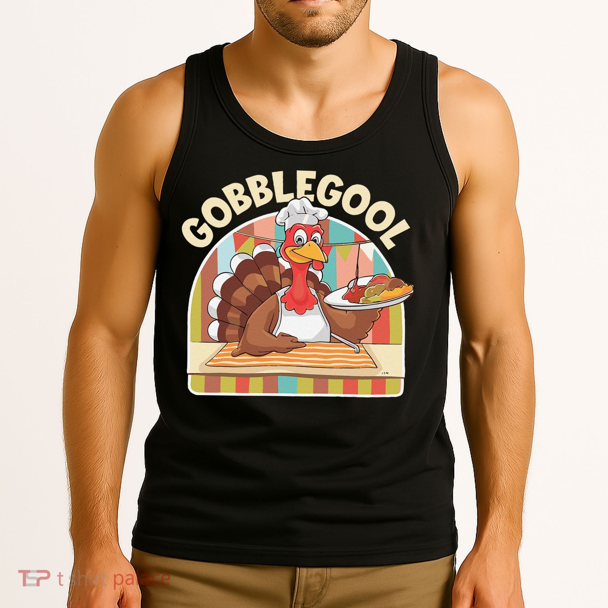 Gobblegool Turkey Thanksgiving Tank Top