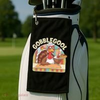 Gobblegool Turkey Thanksgiving Golf Towel thumb 2