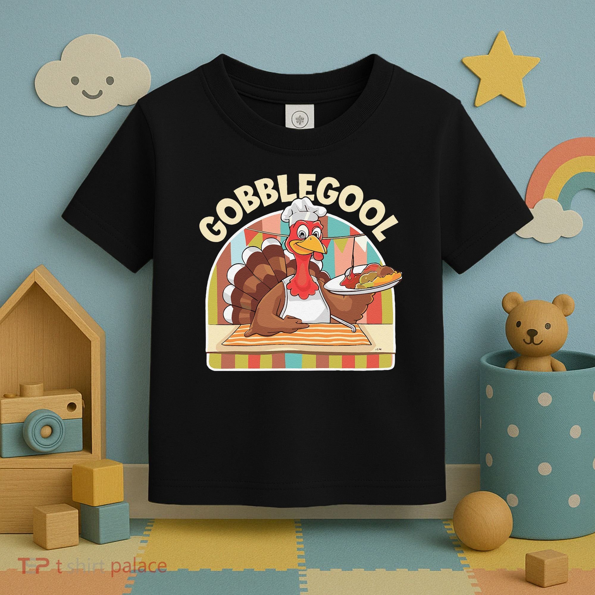 Gobblegool Turkey Thanksgiving Toddler T-Shirt