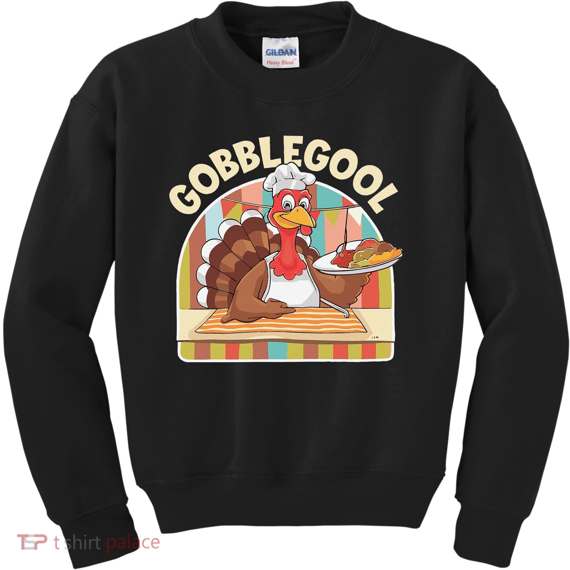 Gobblegool Turkey Thanksgiving Kids Sweatshirt