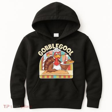 Gobblegool Turkey Thanksgiving Kids Hoodie