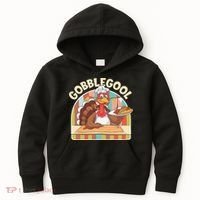 Gobblegool Turkey Thanksgiving Kids Hoodie thumb 0