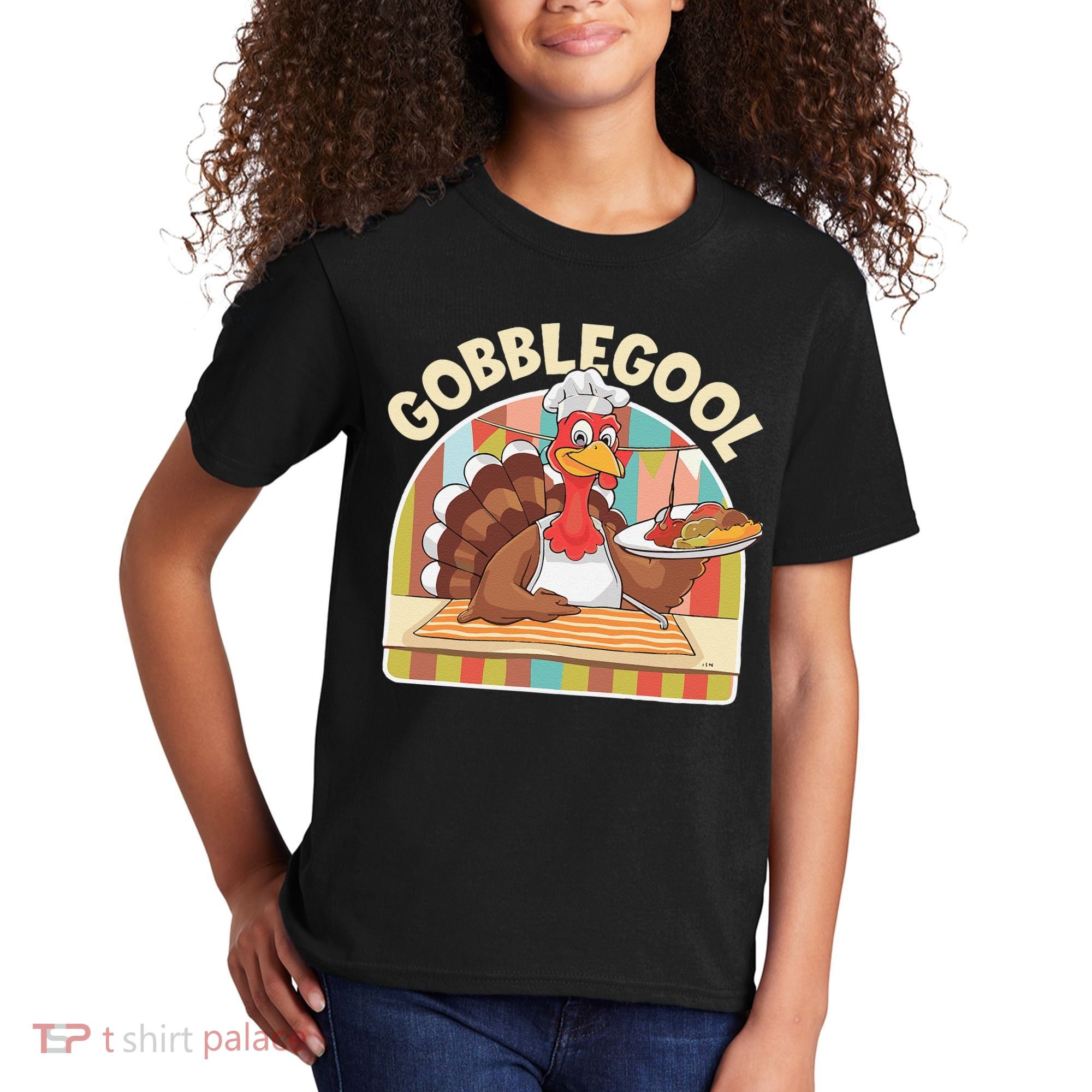Gobblegool Turkey Thanksgiving Kids T-Shirt