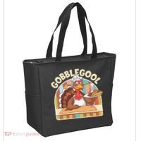 Gobblegool Turkey Thanksgiving Tote Bag thumb 2