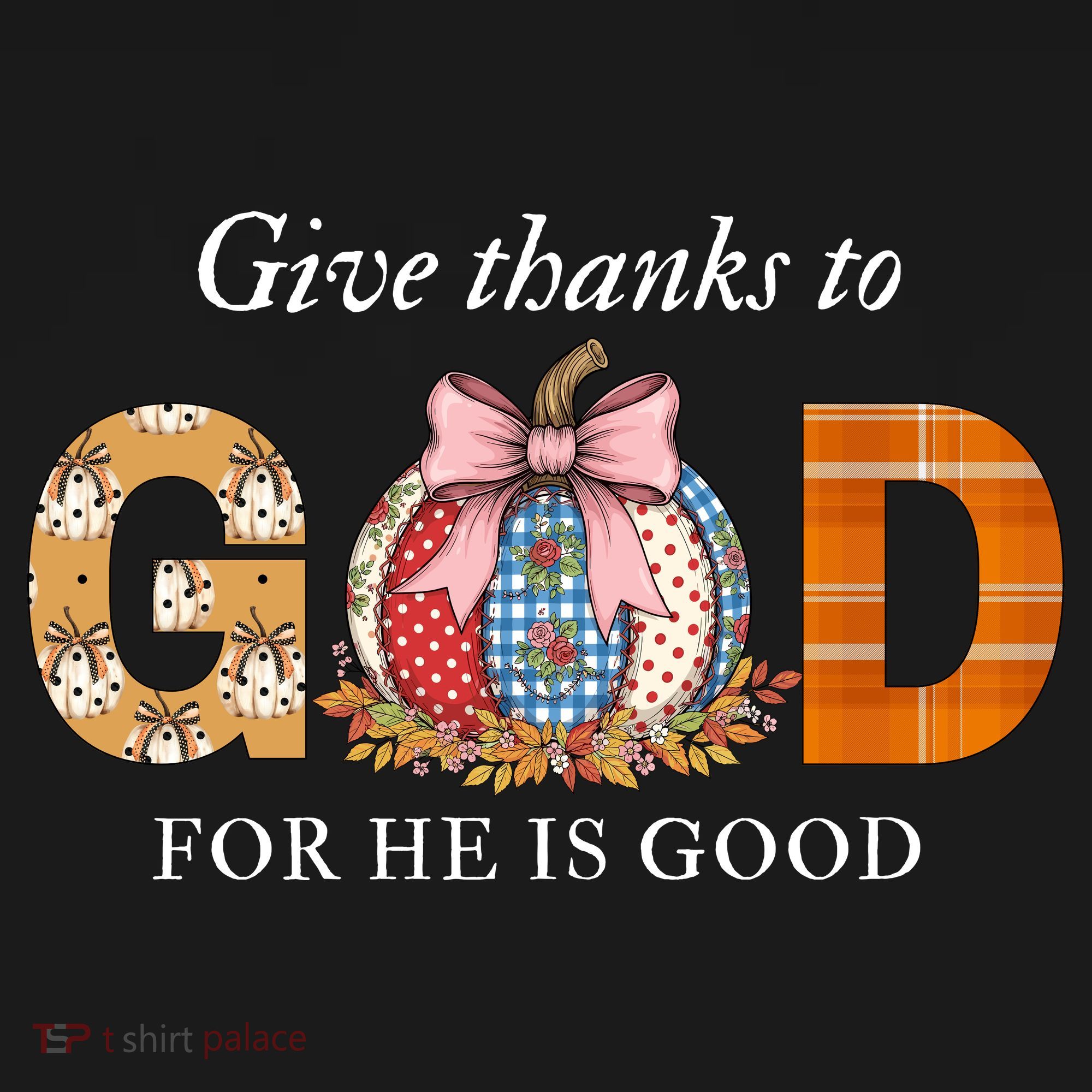 Give Thanks To God For He Is Good Backpack