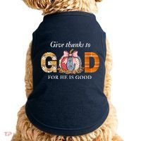 Give Thanks To God For He Is Good Doggie Tank thumb 0