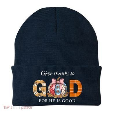 Give Thanks To God For He Is Good Beanie