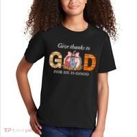 Give Thanks To God For He Is Good Kids T-Shirt thumb 2