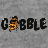 Gobble Turkey Thanksgiving Holiday Cute Toddler Hoodie thumb 2