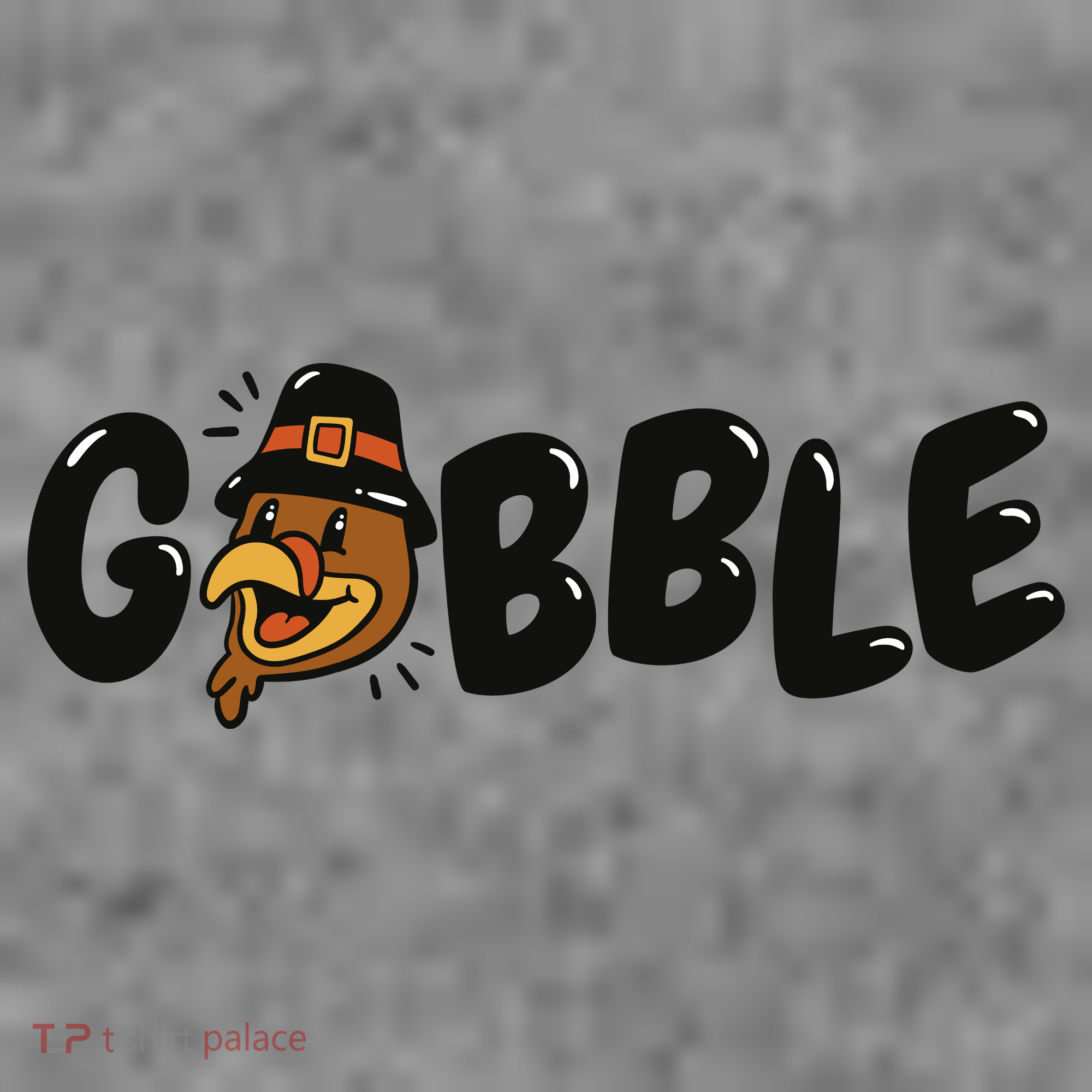 Gobble Turkey Thanksgiving Holiday Cute Toddler Hoodie