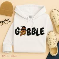 Gobble Turkey Thanksgiving Holiday Cute Hoodie thumb 4