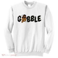 Gobble Turkey Thanksgiving Holiday Cute Sweatshirt thumb 0