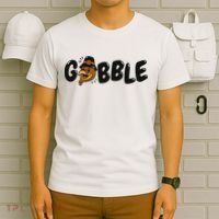 Gobble Turkey Thanksgiving Holiday Cute T-Shirt thumb 6